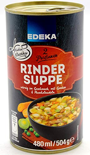 Edeka Rindersuppe, 12er Pack (12 x 480ml) von Edeka