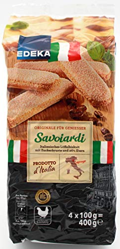 Edeka Savoiardi Italienisches Löffelbiskuit, 5er Pack ( 5 x 400 g ) von Edeka