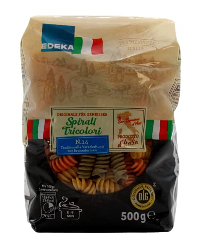 Edeka Spirali Tricolori N.14, 10er Pack (10 x 500g) von Edeka