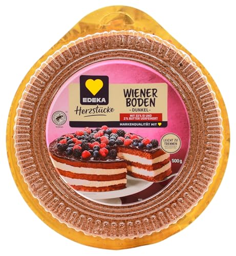 Herzstücke Wiener Boden dunkel, 8er Pack (8 x 500g) von Edeka