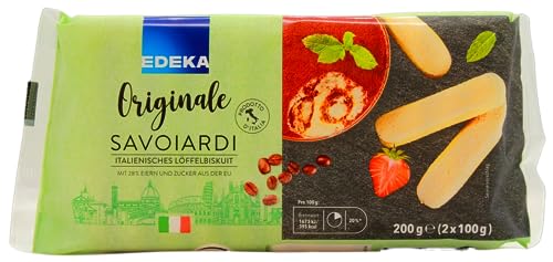 Edeka originale Savoiardi italienisches Löffelbiskuit, 20er Pack (20 x 200g) von Edeka