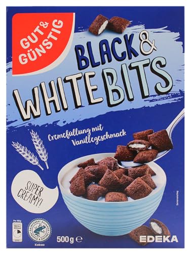 Gut & Günstig Black & White Bits Cerealien, 7er Pack (7 x 500g) von Edeka