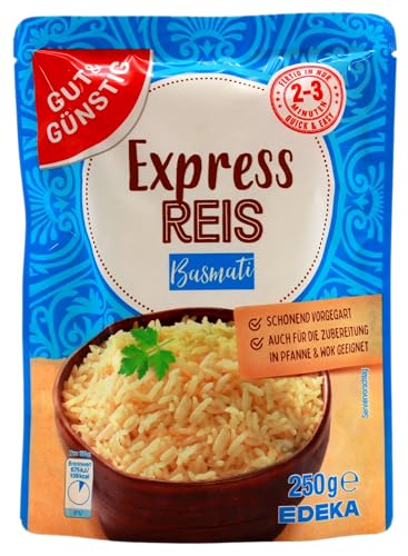 Gut & Günstig Express Reis Basmati, 6er Pack (6 x 250g) von Edeka