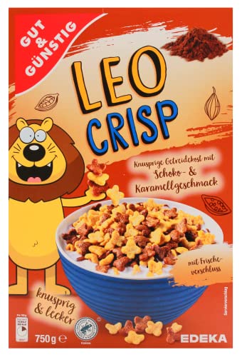 Gut & Günstig Leo Crisp Frühstückscerealien, 4er Pack (4 x 750g) von Edeka