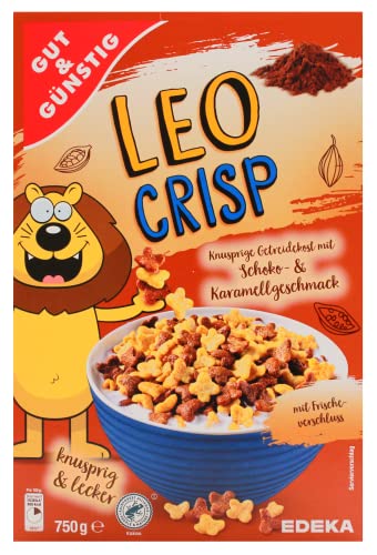 Gut & Günstig Leo Crisp Frühstückscerealien, 4er Pack (4 x 750g) von Edeka