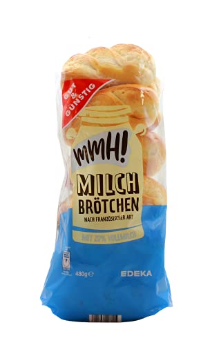 Gut & Günstig Milchbrötchen nach französischer Art, 9er Pack (9 x 480g) von Edeka