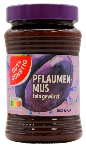 Gut & Günstig Pflaumenmus fein gewürzt, 10er Pack (10 x 450g) von Edeka