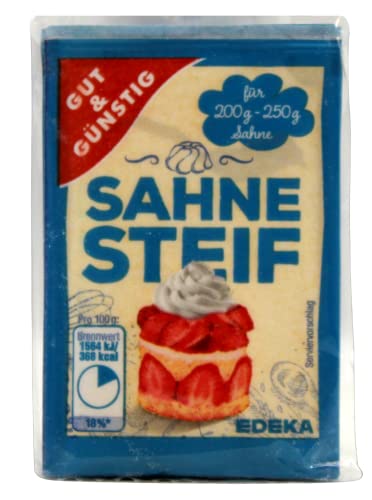 Gut & Günstig Sahne Steif, 21er Pack (21 x 40g) von Edeka