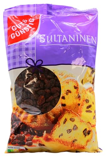 Gut & Günstig Sultaninen, 10er Pack (10 x 500g) von Edeka