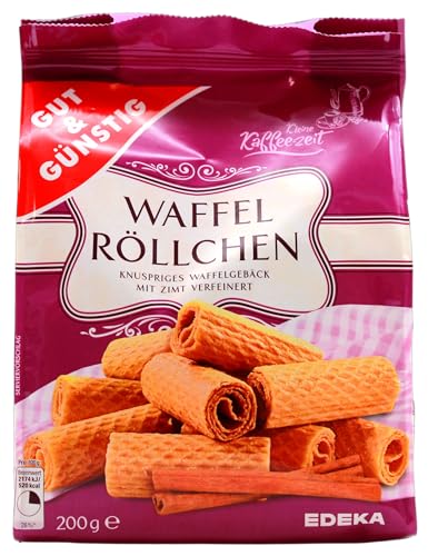 Gut & Günstig Waffel-Röllchen, 12er Pack (12 x 200g) von Edeka