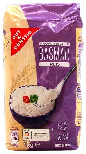 Gut & Günstig aromatischer Basmati-Reis, 10er Pack (10 x 1 kg) von Edeka