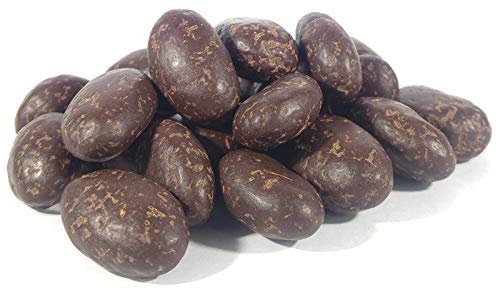 Edelmond Kakaobohnen mit ohne Zucker-Schokolade überzogen - Extrem bittere Kugeln - Außen Schmelz, innen knusprig - Vegan & Fair-Trade - Ohne Allergene - 90 g von Edelmond