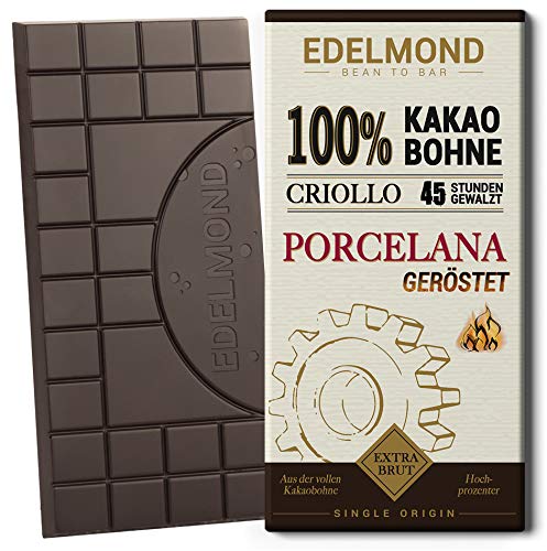 Edelmond 100% Porcelana/Reinerbig aus der original Herkunft. Low Cadmium/Langzeitgeführter Kakao (1 Tafel - 70g) von Edelmond