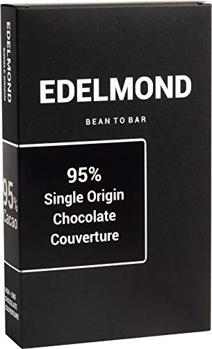 Edelmond Edelbitter Kuvertüre - 95% Hochprozentig in Kakao fürs Gourmet Kochen. Ohne Emulgator ohne Alkalisierung. Vegan Bio - 2x 250g Edelmond Edelbitter Kuvertüre - 95% Hochprozentig in Kakao fürs Gourmet Kochen. Ohne Emulgator ohne Alkalisierung. Vegan Bio - 2x 250g von Edelmond