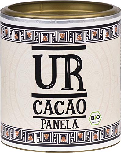 Urkakao und Panela. Bio für heiße Trinkschokolade. Geriebener Vollkakao aus ganzen Kakaobohnen 200 Gr. von Edelmond