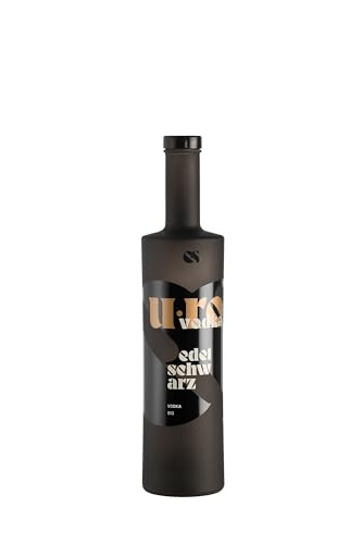 edelschwarz Alpine Bio Vodka "u.ro", 700 ml, 40% vol. - italian premium handcrafted Vodka - Qualität Made in Südtirol von Edelschwarz