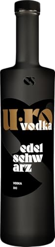 edelschwarz Alpine Bio Vodka "u.ro", 700 ml, 40% vol. - italian premium handcrafted Vodka - Qualität Made in Südtirol von Edelschwarz