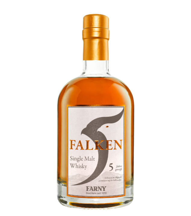 Farny Falken Whisky 5 Jahre (43 % vol, 0,7 Liter) von Edelweissbrauerei Farny