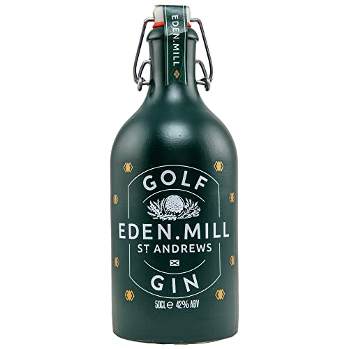 Eden Mill | Golf Gin | 500 ml | 42% Vol. | Duft von frischem Koriander & Wacholder | Leichte Spuren von Anis | Geschmack von Rhabarber & Malve mit Wacholder | Perfekt als Geschenk geeignet von Eden Mill