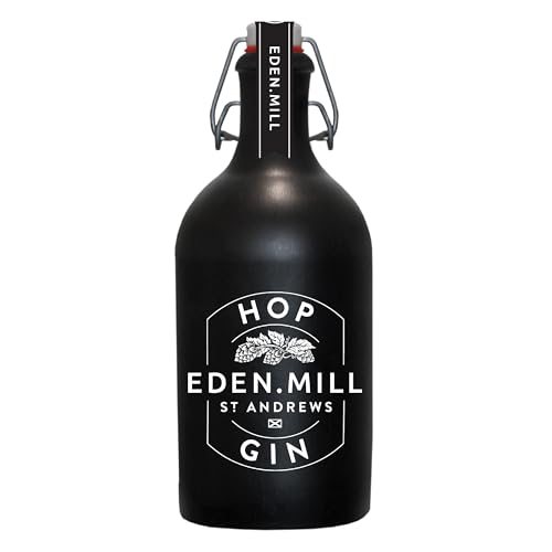 Eden Mill | Hop Gin | 500 ml | 46% Vol. | Gin aus Schottland | Leichtes Aroma | Mix aus frischen Blumen, Koriander & Hopfen | Pikante Frische um Geschmack | Ein Klassiker der nicht fehlen darf von Eden Mill