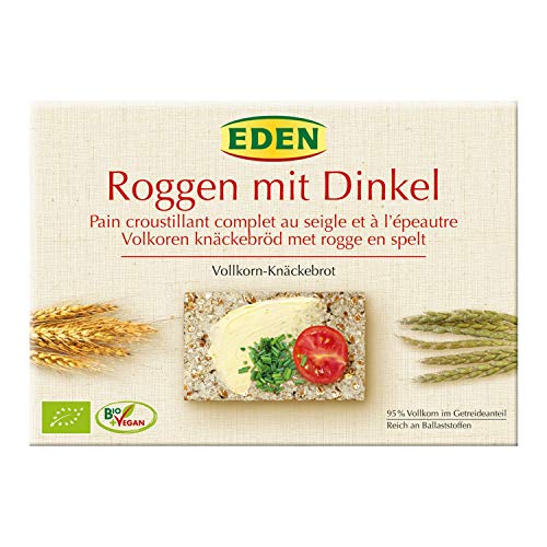 Eden Bio Roggen Dinkel Vollkorn Knäckebrot 250g von Eden