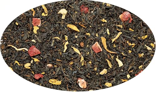Eder Gewürze - BIO-Schwarzteemischung Pfirsich Erdbeere - 250g von Eder Gewürze