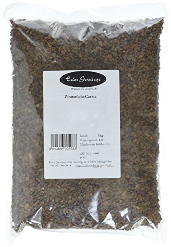 Eder Gewürze - Zimtstücke Cassia - 1kg / Zimt geschrotet / Cortex cinnamomi chin. cs von Eder Gewürze