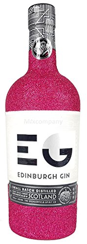 Edinburgh Gin 0,7l 700ml (43% Vol) Bling Bling Glitzerflasche in hot pink -[Enthält Sulfite] von Edinburgh Gin