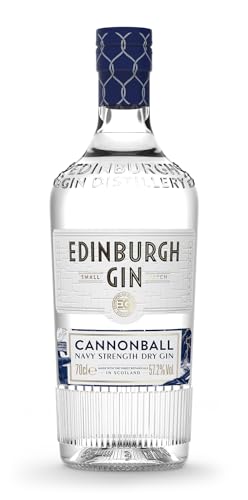 Edinburgh Gin Cannonball - Gin in Navy Stärke - besonders geeignet für Genießer von starken Gin Tonics, (1 x 0.7 l) von Edinburgh Gin