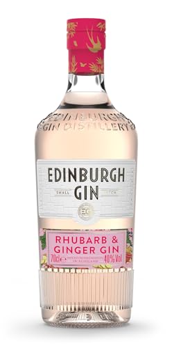 Edinburgh Gin Rhubarb and Ginger / Botanical Gin / Warme Schärfe und spritzige Süße / Rhabarber, Ingwer und Wacholder / 700ml / 40% vol. von Edinburgh Gin