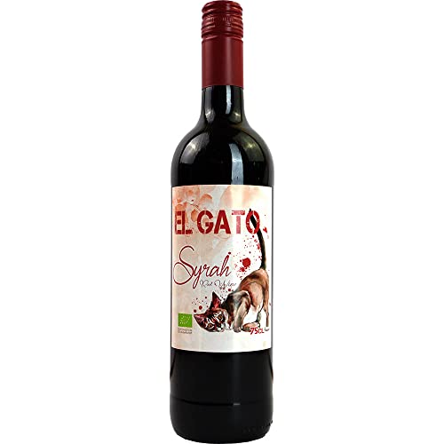 El Gato - Syrah 2022 Vino tinto de España Rotwein Vegan trocken Edition BARRIQUE Spanien 750ml-Fl von Edition BARRIQUE