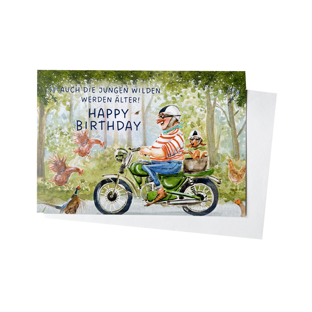 Grußkarte Happy Birthday Grußkarte Happy Birthday von Edition Gollong GmbH