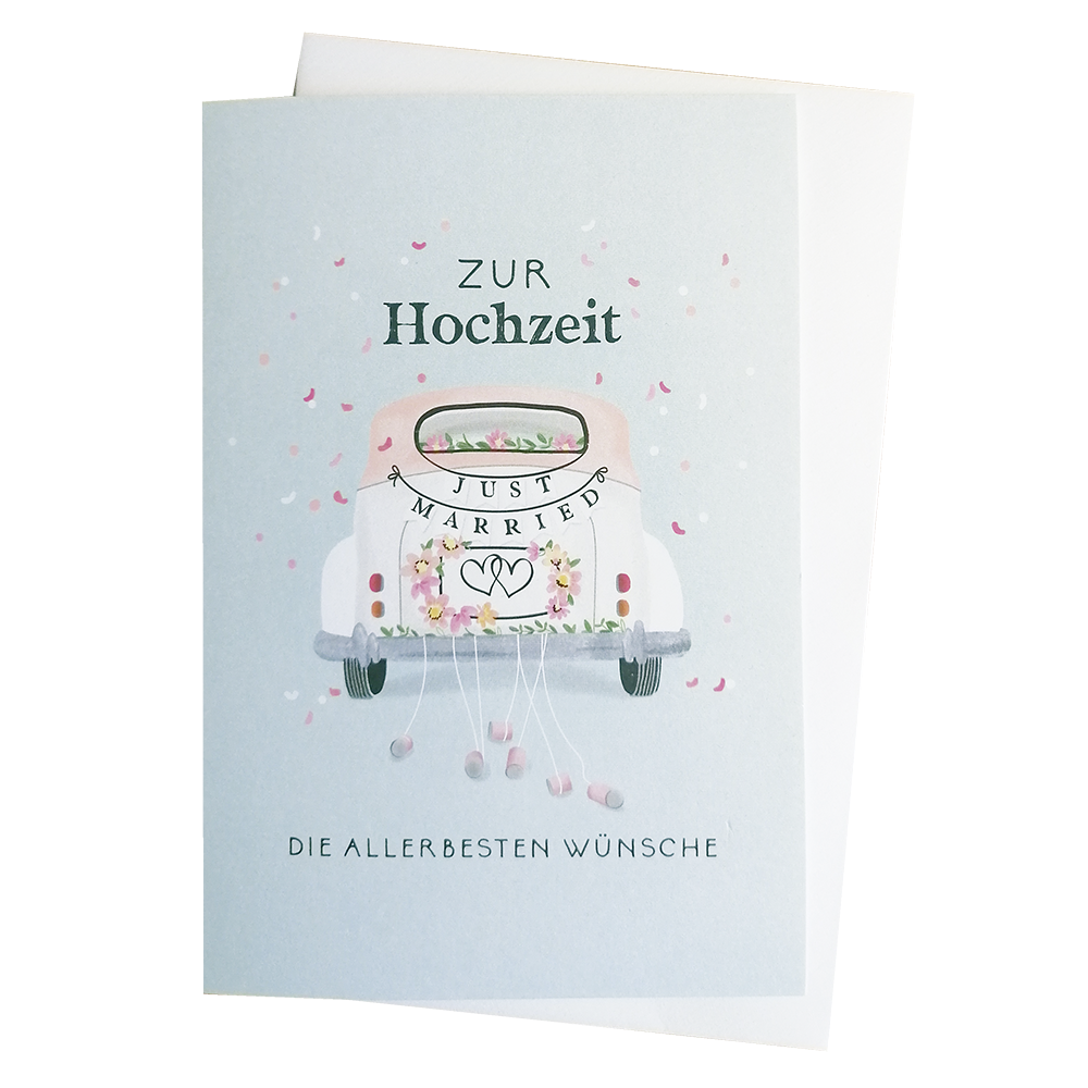 Grußkarte - Zur Hochzeit Grußkarte - Zur Hochzeit von Edition Gollong GmbH