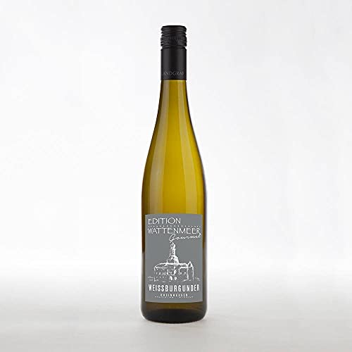 Edition Wattenmeer Gourmet, Motiv: Schloss Jever, Weißburgunder aus Rheinhessen, Künstler-Etikett von Edition Wattenmeer