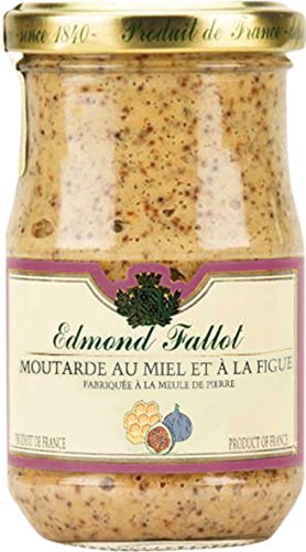 Edmond Fallot - Senf mit Feigen und Honig (Moutarde au Miel et à la figue) im Glas, 105 g von Edmond Fallot