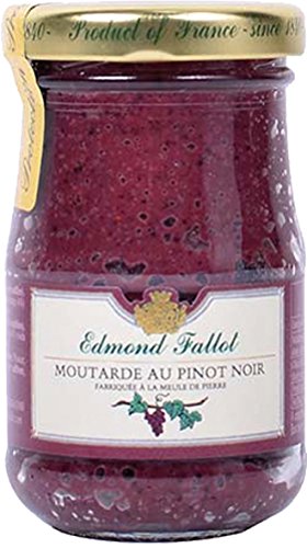 Edmond Fallot - Senf mit Pinot Noir (Moutarde au Pinot Noir) im Glas, 105 g von Edmond Fallot