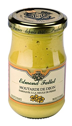 Edmond Fallot - klassischer Dijon-Senf (Moutarde de Dijon) im Glas, 105 g, natur von Edmond Fallot