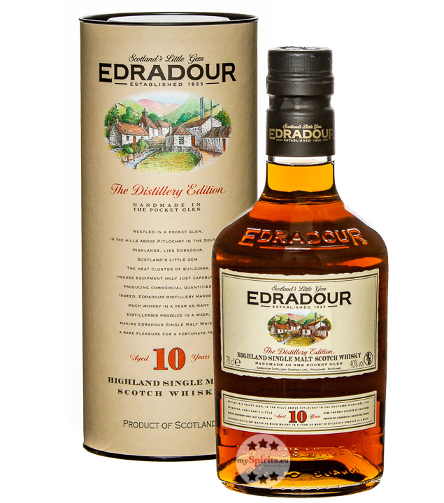 Edradour 10 Jahre Single Malt Whisky (40 % Vol., 0,7 Liter) von Edradour Distillery
