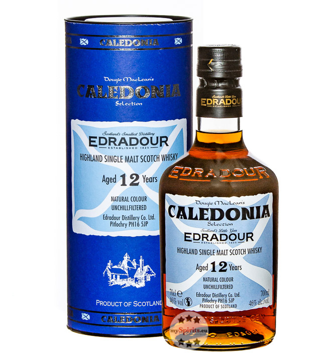 Edradour 12 Jahre Caledonia Single Malt Whisky (46 % Vol., 0,7 Liter) von Edradour Distillery