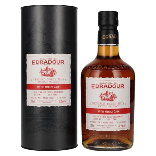 Edradour 11 Years Old ST. MICHAEL-EPPAN Merlot Cask #1 2012 48,2% Vol. 0,7l in Geschenkbox Edradour 11 Years Old ST. MICHAEL-EPPAN Merlot Cask #1 2012 48,2% Vol. 0,7l in Geschenkbox von Edradour