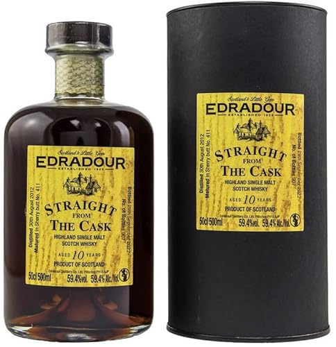 Edradour 2012/2022-10 y.o. - Straight from the Cask - Sherry Butt #411 0,5l von Edradour