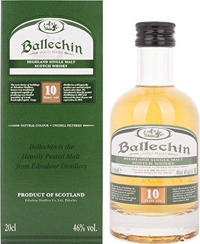 Edradour Ballechin 10 Years Old mit Geschenkverpackung Whisky (1 x 0.2 l) von Edradour