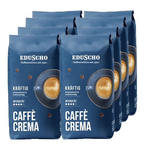 Eduscho - Caffè Crema Kräftig Bohnen - 8x 1kg von Eduscho