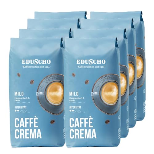 Eduscho - Caffè Crema Mild Bohnen - 8x 1kg von Eduscho
