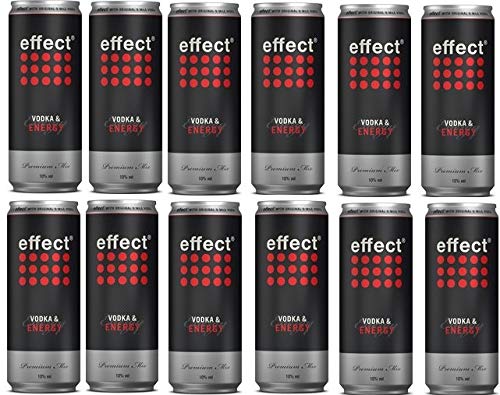 12 Dosen effect Vodka & Energy 10% vol. EINWEG Pfand 3 € Pfand von Effect