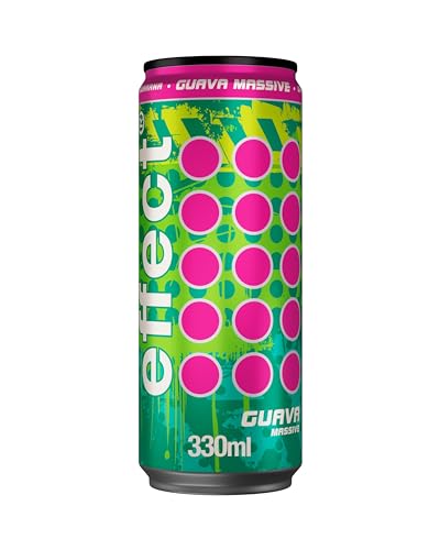 effect GUAVA MASSIVE Energy Drink - 1 x 0,33l Dose - Fruchtig-exotischer Guavengeschmack - Angenehme Erfrischung an heißen Tagen - Erfrischender Genuss mit tropischem Flair effect GUAVA MASSIVE Energy Drink - 1 x 0,33l Dose - Fruchtig-exotischer Guavengeschmack - Angenehme Erfrischung an heißen Tagen - Erfrischender Genuss mit tropischem Flair von effect