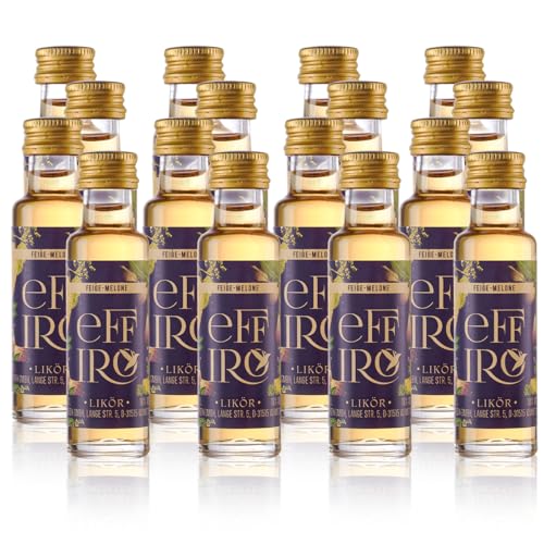 Effiro Feige Melone Likör - Exklusiver Premium Likör (16 x 20 ml) von Effiro