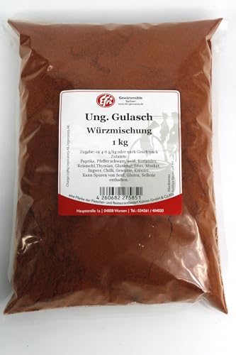 Efri Ungarische Gulasch Würzmischung | Perfekte Gewürzmischung für traditionelles Gulasch, Eintöpfe & Fleischgerichte (1kg) von Efri