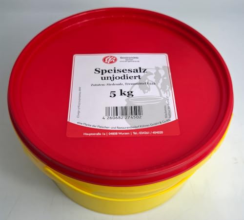 Efri.de - 5 kg Salz Speisesalz Siedesalz unjodiert im Eimer Efri.de - 5 kg Salz Speisesalz Siedesalz unjodiert im Eimer von Efri