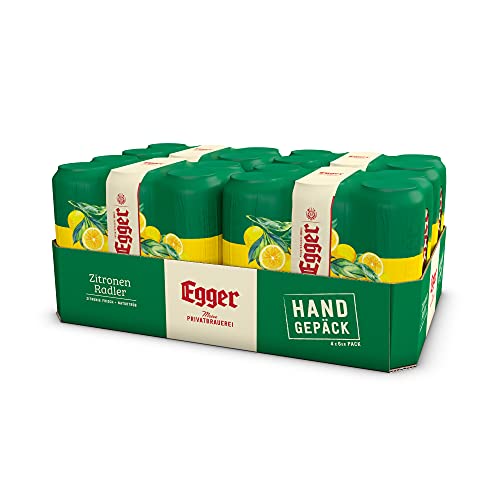 Egger Zitronen Radler naturtrüb Dose (24 x 0,5l) von Egger PRIVATBRAUEREI EB